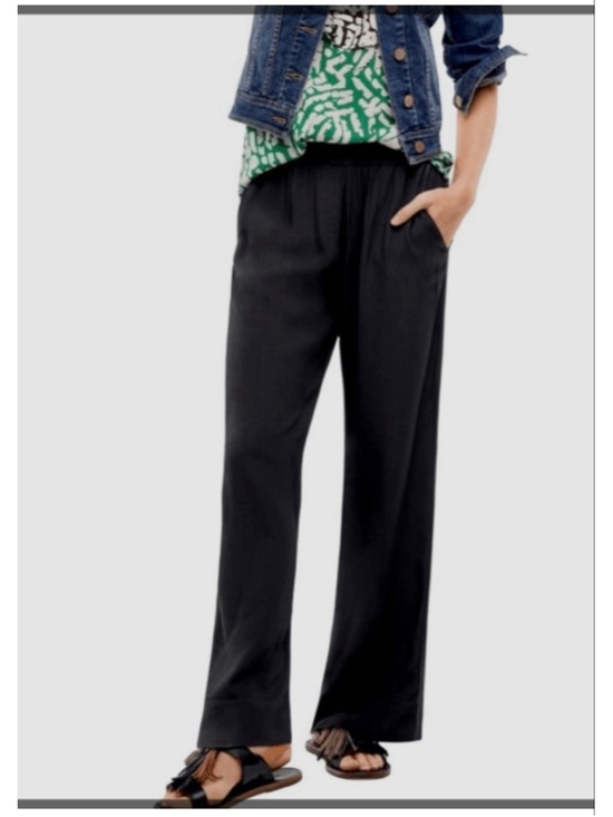 Cabi Pants - Cabi Cafe Lounger Pants Black Wide Leg Large Pull On